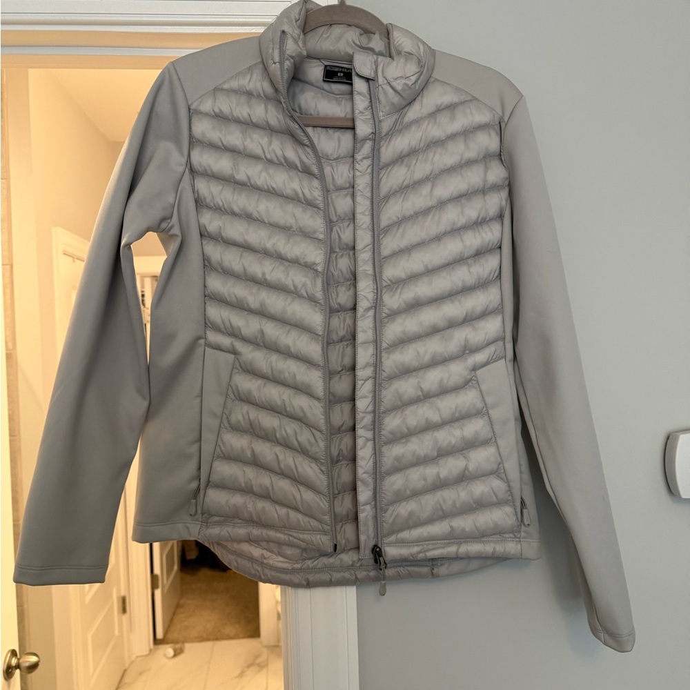 Women's Gray Puffer Jacket